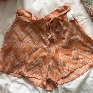 NWT *Maurices* Orange High-waisted Shorts